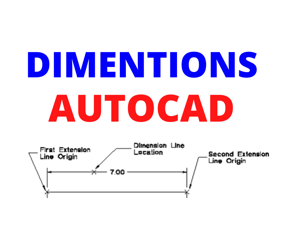 Dimensions Concept in AutoCAD & Commands
