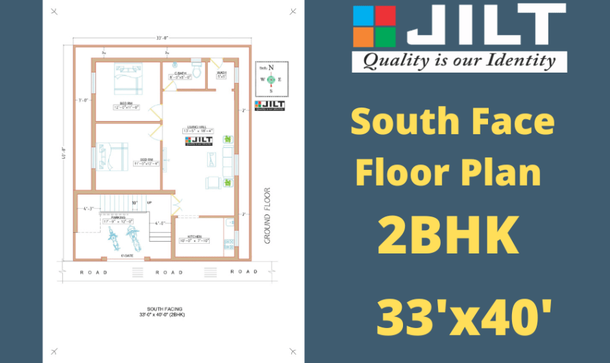 33’x40′ South Face Floor Plan