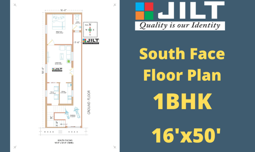 16’x50′ South Face Floor Plan