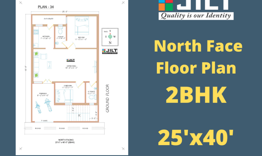 25’x40′ North Face Floor Plan