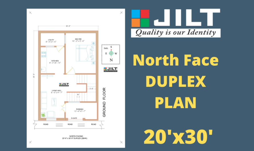 20’x30′ North Face Duplex Floor Plan