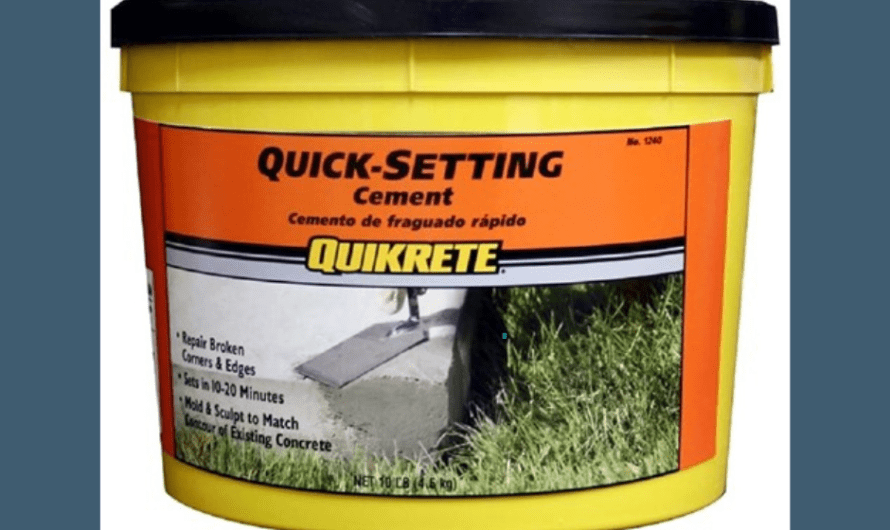 QUICK SETTING CEMENT: